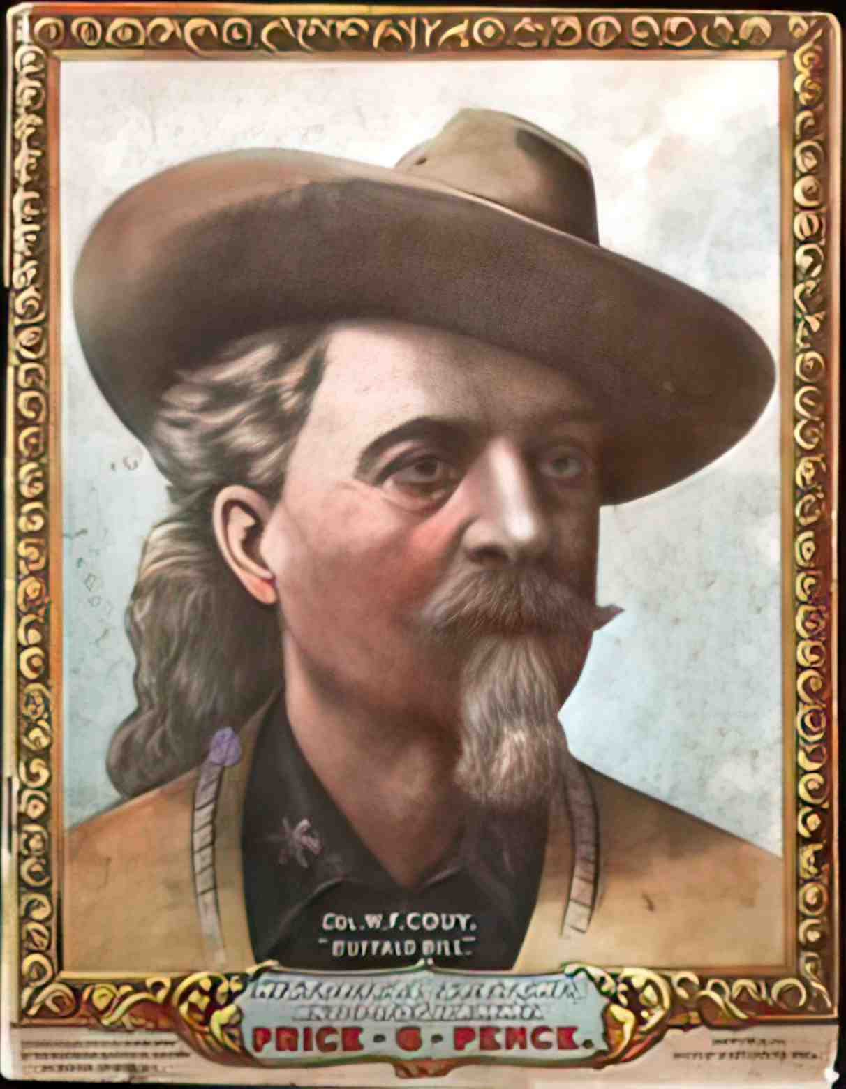 USWW1021, Buffalo Bill, UK  Advert A4 Photo Print