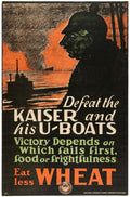 Uboat Kaiser Wheat American World War II Advert Poster
