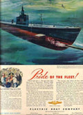 Uboat Submarine Design Vintage Retro Advert Ads A4 Photo Print