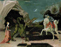Uc St Geaorge and The Dragon Art A4 Photo Print