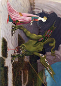 Uccello Paolo St George And The Dragon crop A4 Photo Print
