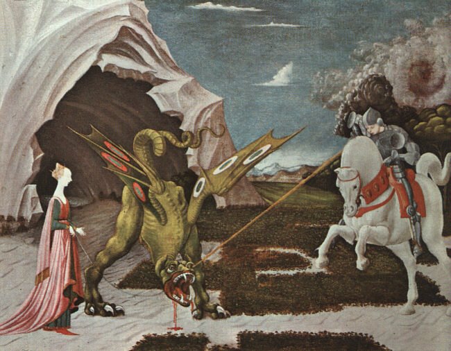 Ucello Paolo or Uccello Italian 1395 1475 Art A4 Photo Print