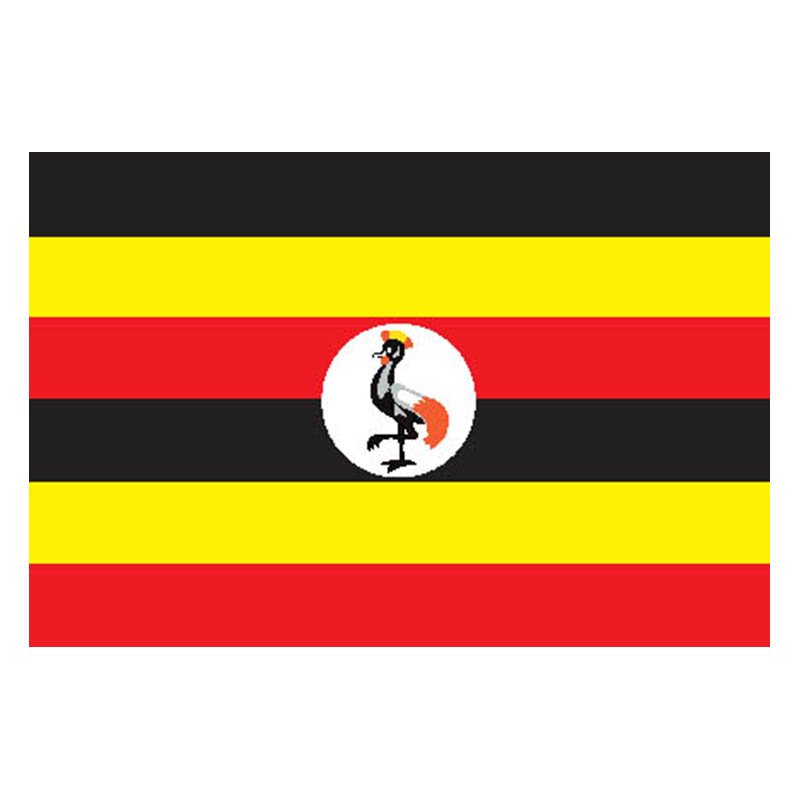 Uganda Flag N1795 A4 Photo Print
