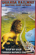 Uganda Railway Vintage A4 Photo Print