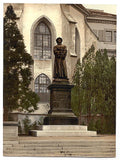 Ulrich Zwingli Monument Zurich Vintage A4 Photo Print