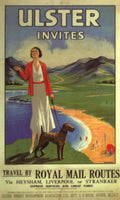 Ulster Travel Poster 1930s Vintage Retro Advert Poster