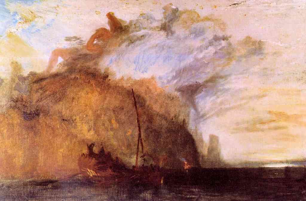 Ulysses Scolding Polyphemus Joseph Mallord Turner A4 Photo Print