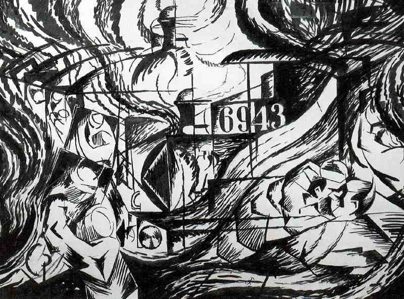 Umberto Boccioni 12 A4 Photo Print