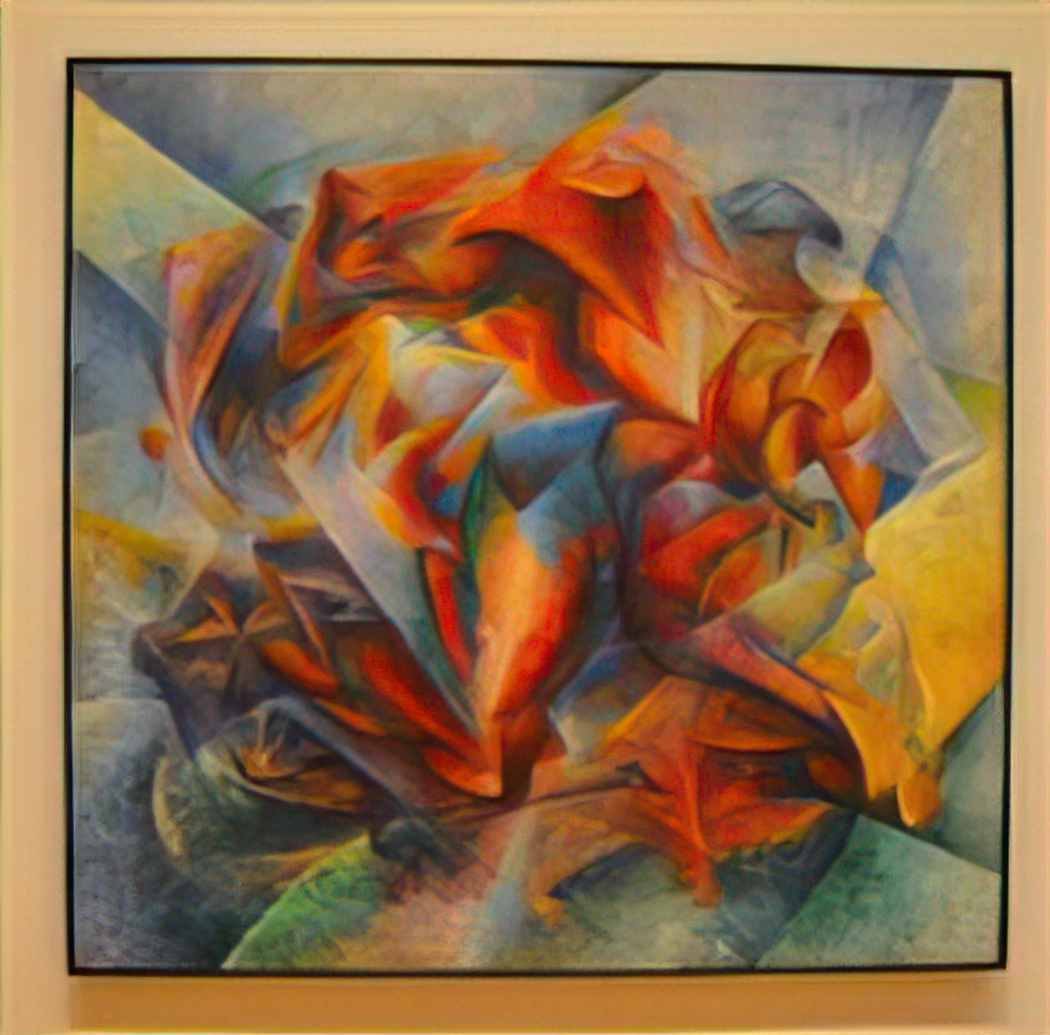 Umberto Boccioni dynamism of a soccer player 1913 A4 Photo Print