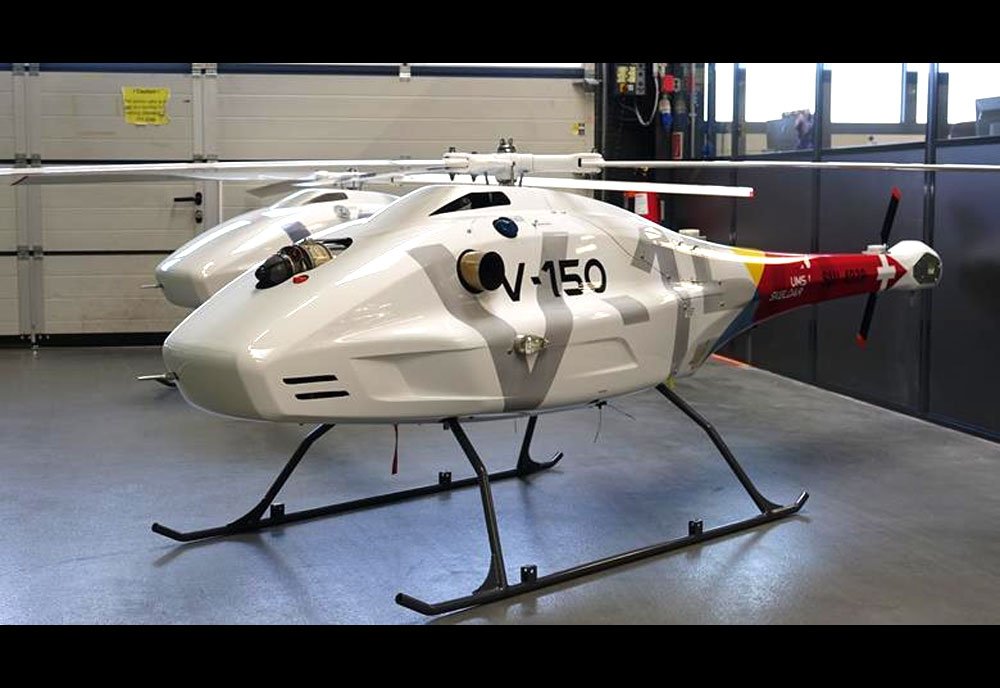 Ums V150 Skeldar Unmanned Helicopter System Switzerland A4 Photo Print