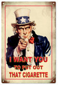 Uncle Sam Cigarette Vintage Retro Advert Ads A4 Photo Print