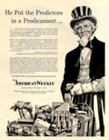 Uncle Sam Food 1950s Vintage Retro Advert Poster