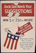 Uncle Sam Ideas 1 Vintage Retro Advert Poster A4 Photo Print