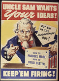 Uncle Sam Ideas Vintage Retro Advert Poster A4 Photo Print