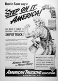 Uncle Sam Trucks 1 Vintage Retro Advert Ads A4 Photo Print