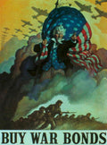 Uncle Sam War 1940s Vintage Retro Advert Poster