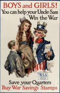 Uncle Sam War Vintage Retro Advert Ads A4 Photo Print