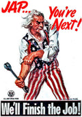 Uncle Sam Wrench 1940s Vintage Retro Advert Poster