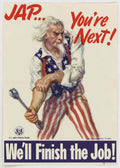 Uncle Sam Wrench American World War II Advert Poster