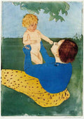 Under The Tree Cassatt A4 Photo Print