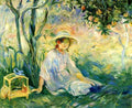 Under the Orangetree by Morisot A4 Photo Print