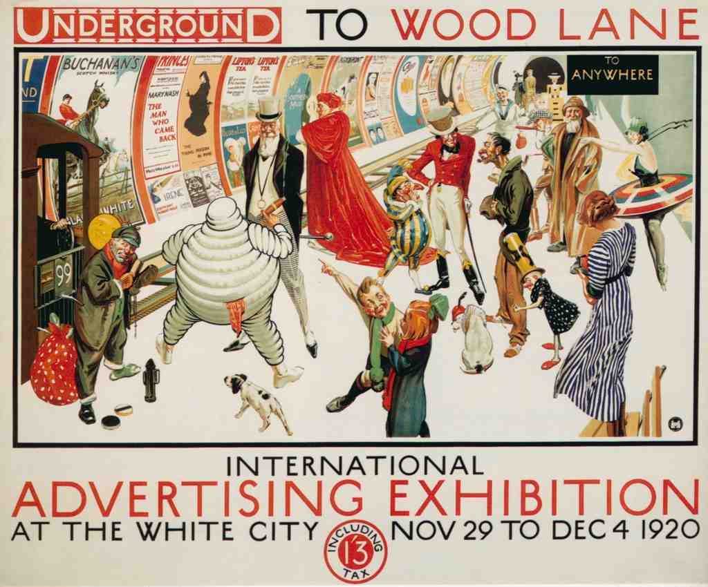 Underground Train Travel L1 Vintage Advert A4 Photo Print