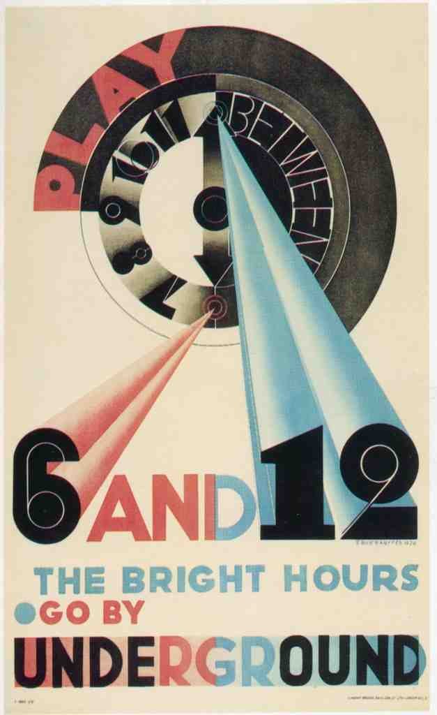 Underground Train Travel L13 Vintage Advert A4 Photo Print