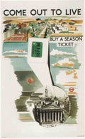 Underground Train Travel L31 Vintage Advert A4 Photo Print