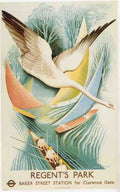 Underground Train Travel L34 Vintage Advert A4 Photo Print