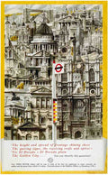 Underground Train Travel L46 Vintage Advert A4 Photo Print