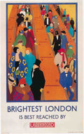 Underground Train Travel L6 Vintage Advert A4 Photo Print