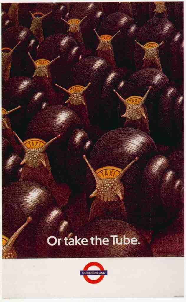 Underground Train Travel L67 Vintage Advert A4 Photo Print