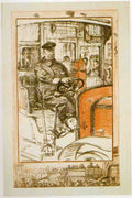 Underground Train Travel L85 Vintage Advert A4 Photo Print