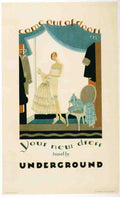 Underground Train Travel L91 Vintage Advert A4 Photo Print