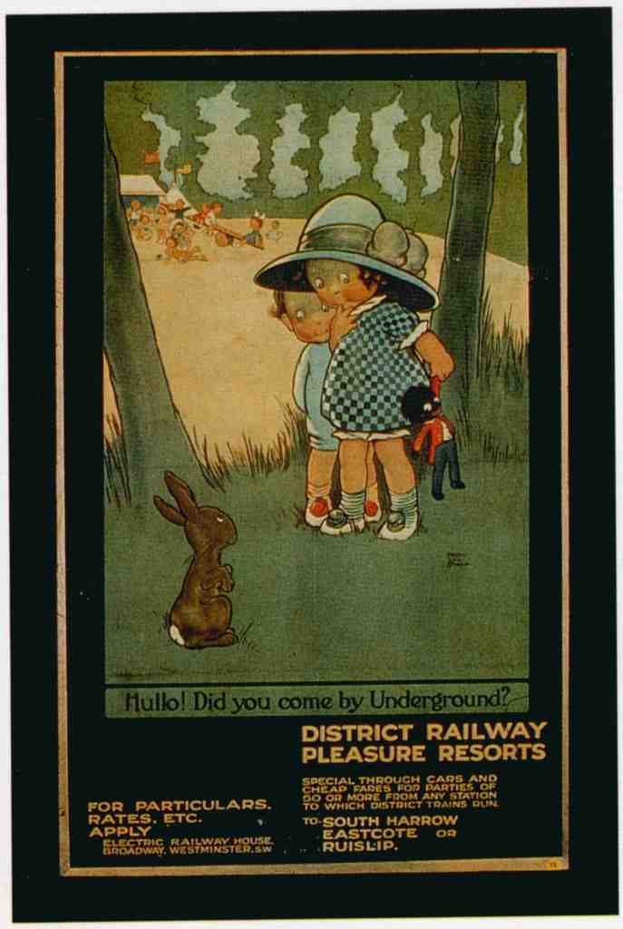 Underground Train Travel L93 Vintage Advert A4 Photo Print