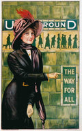 Underground Train Travel L99 Vintage Advert A4 Photo Print