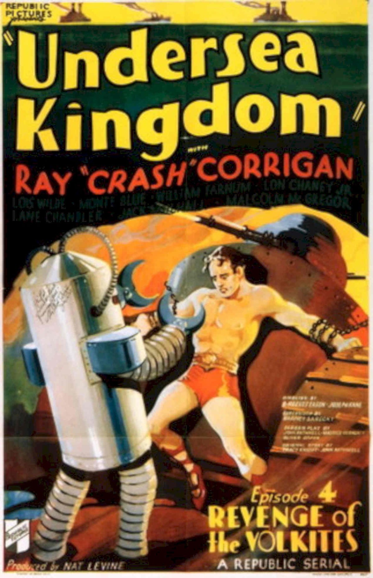 Undersea Kingdom Volkite 1930s Vintage Retro Advert Poster