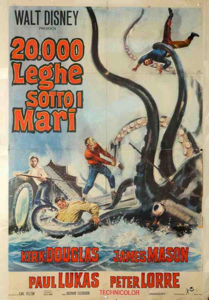 Underwater Octopus Poster Vintage Retro Advert Ads A4 Photo Print