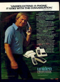 Uniden Extend Phone Vintage Retro Advert Ads A4 Photo Print