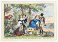 Uninvited Guest 1827 Cartoon Joke 001 Vintage A4 Photo Print