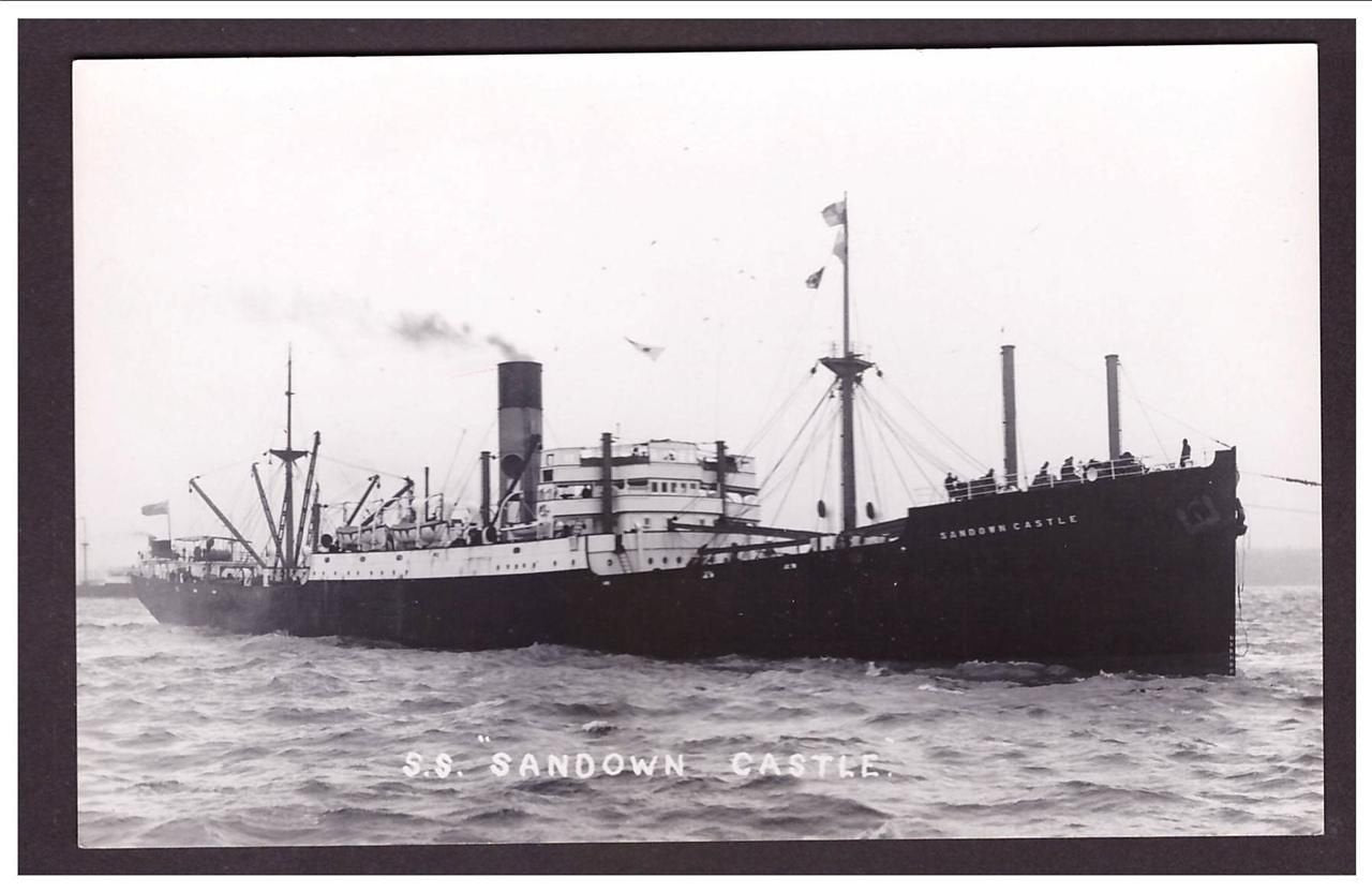 Union Castle Line Ss Sandown Castle 1921 Steam ship A4 Photo Print