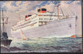 Union Castle Royal Mail Motorship Winchester Castle Vintage A4 Photo Print
