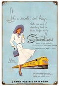Union Pacific Streamliner 2 Vintage Retro Advert Ads A4 Photo Print