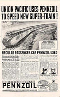 Union Pacific Supertrain Vintage Retro Advert Ads A4 Photo Print