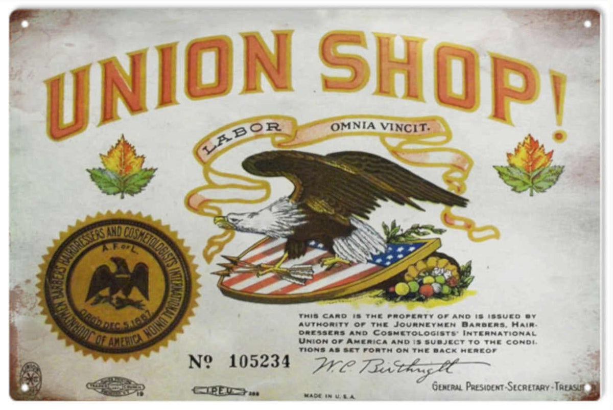 Union Shop Eagle Vintage Retro Advert Ads A4 Photo Print