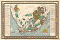 Union South Africa Vintage Retro Advert Poster