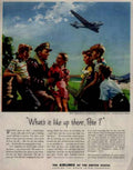 United Airlines Children Vintage Retro Advert Ads A4 Photo Print