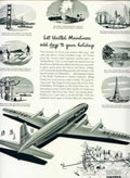 United Dc3 Travel Vintage Retro Advert Ads A4 Photo Print