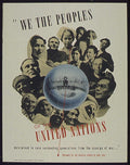 United Nations Globe Vintage Retro Advert Poster A4 Photo Print