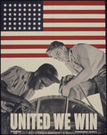 United We Win Vintage Retro Advert Ads A4 Photo Print